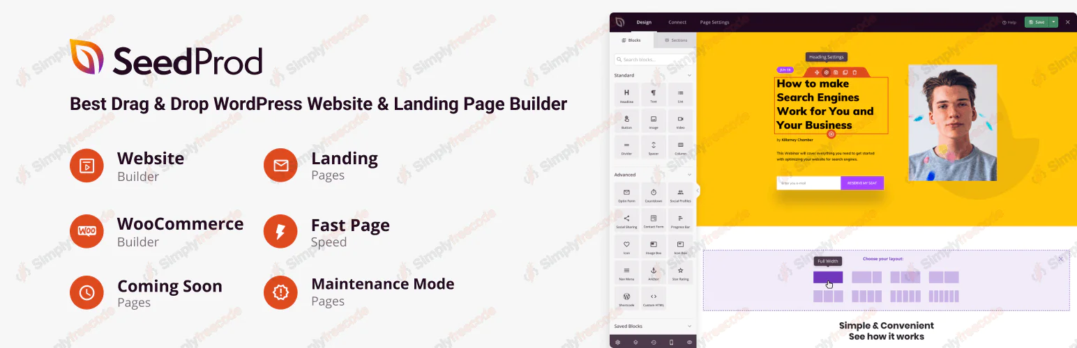Website Builder by SeedProd v6.18.17 — Theme Builder, Landing Page Builder, Coming Soon Page