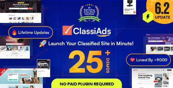 Classiads v6.2.1 - Classified Ads WordPress Theme