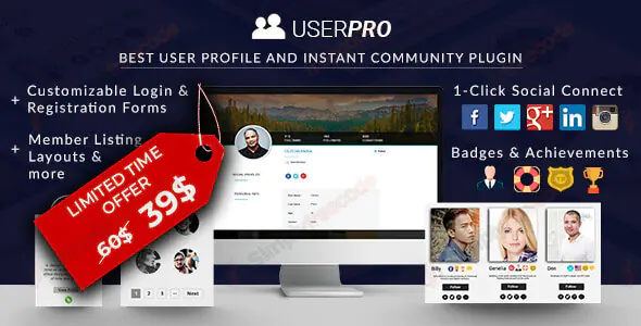 UserPro v5.1.11 - Community and User Profile WordPress Plugin