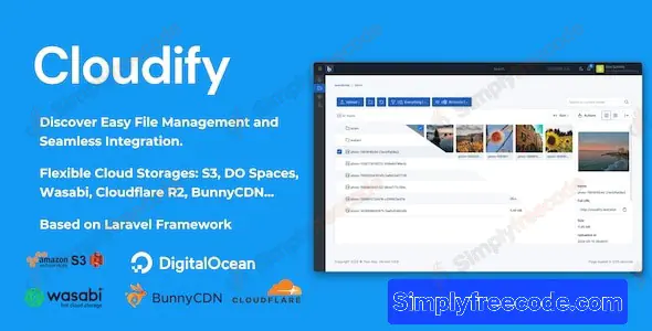 Cloudify v1.2.8 - Self-Hosted File Manager and Cloud Storage - nulled