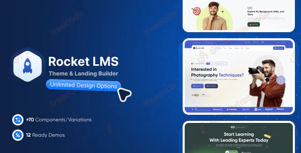 Rocket LMS Theme and Landing Page Builder v2.0.1