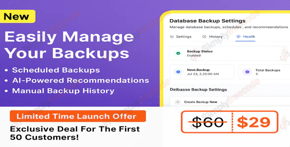 Backup Module for Tabletrack v1.0.2