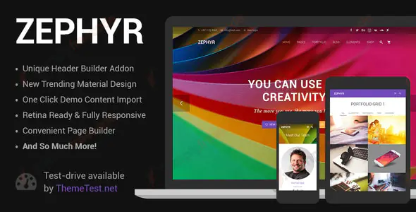 Zephyr v8.38.2 - Material Design Theme Nulled