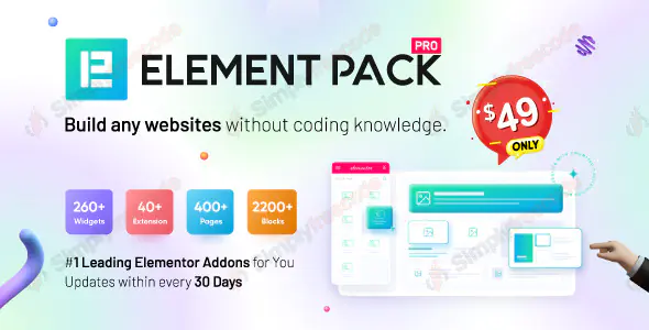 Element Pack v8.5.0 - Addon for Elementor Page Builder
